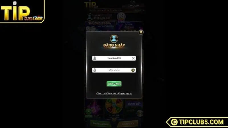 Đăng nhập TIPCLUB với quy trình chi tiết nhất